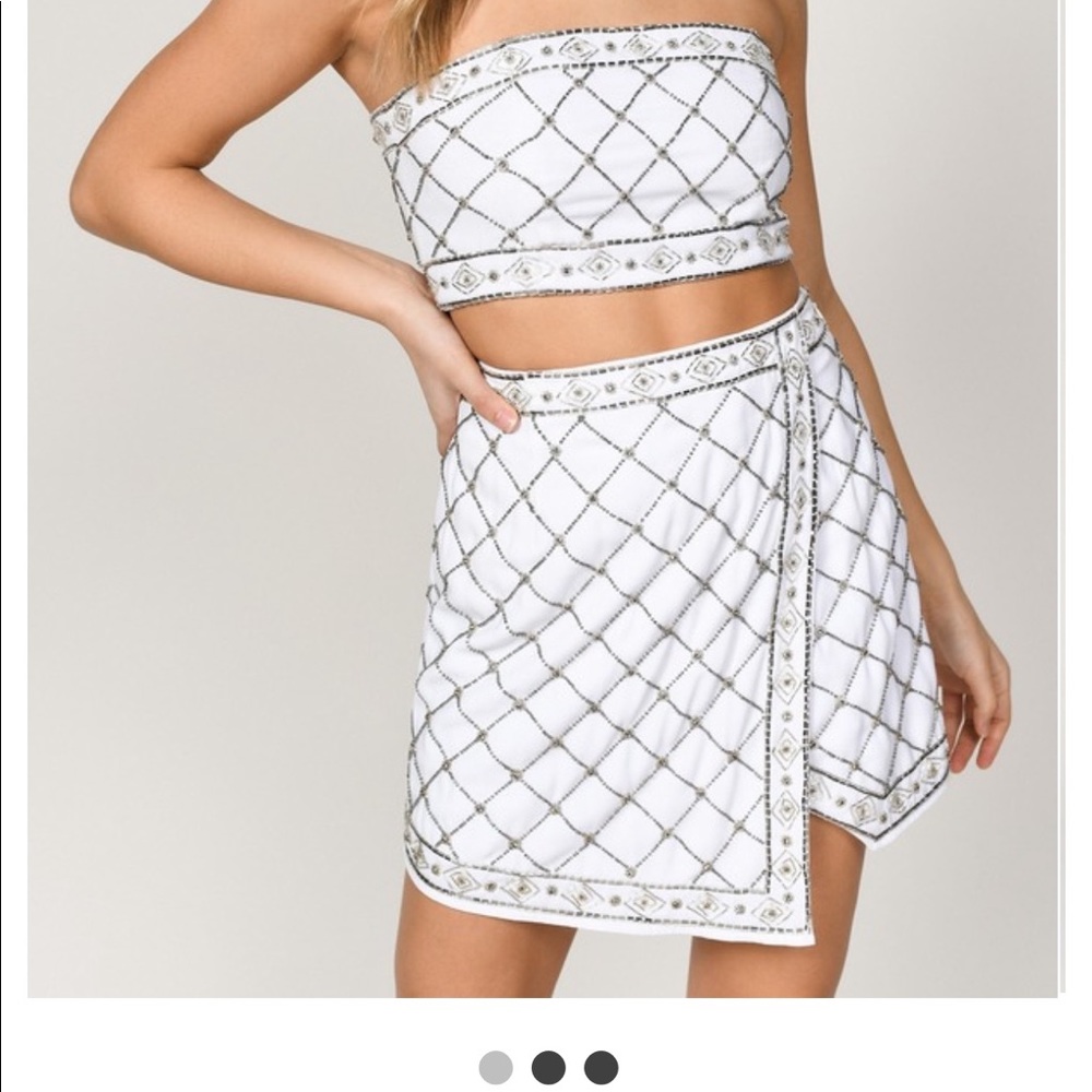 Tobi Black Beaded Set